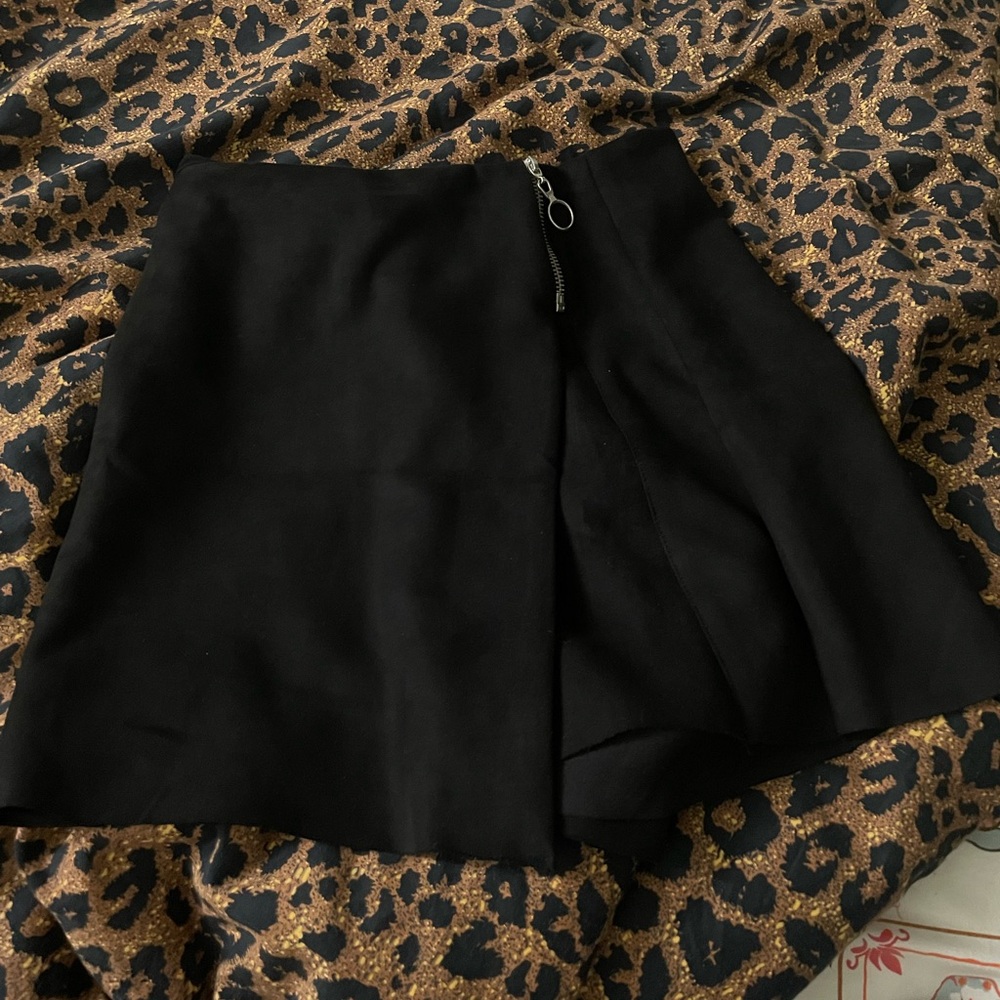 Black skort Zara basic